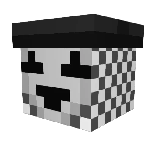 Neox1525 Minecraft avatar head, 3D render