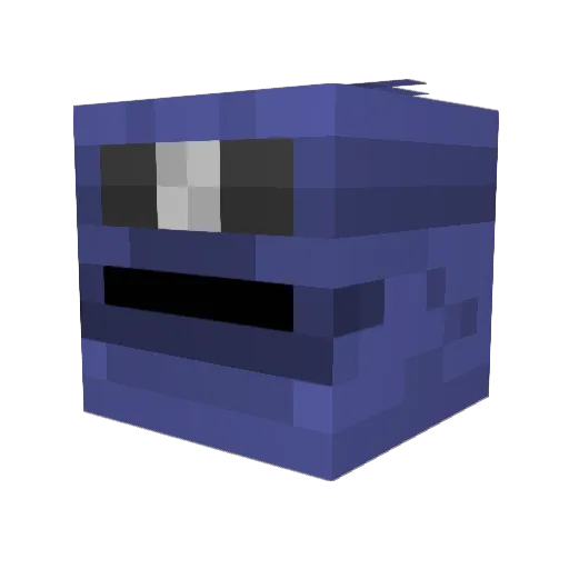 NeoxCraisix Minecraft avatar head, 3D render