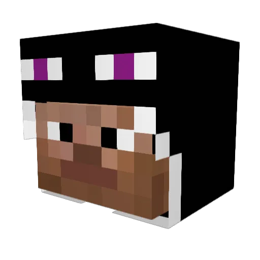 NeoxPride Minecraft avatar head, 3D render