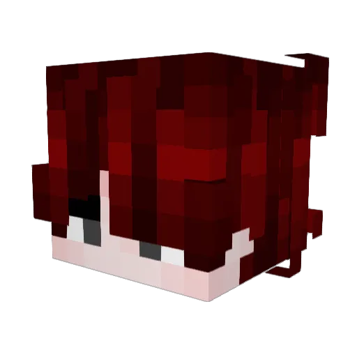 NepXy Minecraft avatar head, 3D render