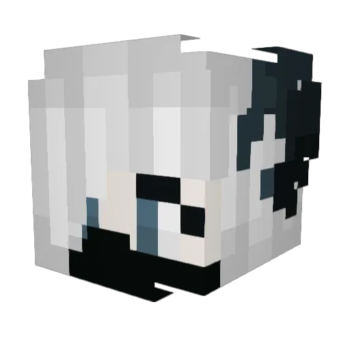 Nep_Nep01 Minecraft avatar head, 3D render