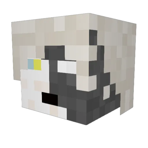 NephalemTV Minecraft avatar head, 3D render