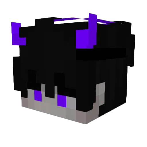 Nephalemxo Minecraft avatar head, 3D render