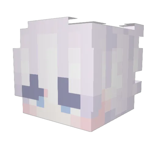 Nephis__ Minecraft avatar head, 3D render