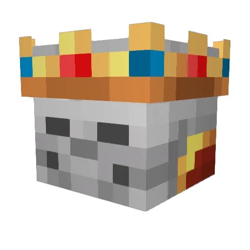 Neptr__ Minecraft avatar head, 3D render