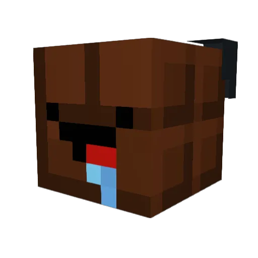Neptune143696 Minecraft avatar head, 3D render