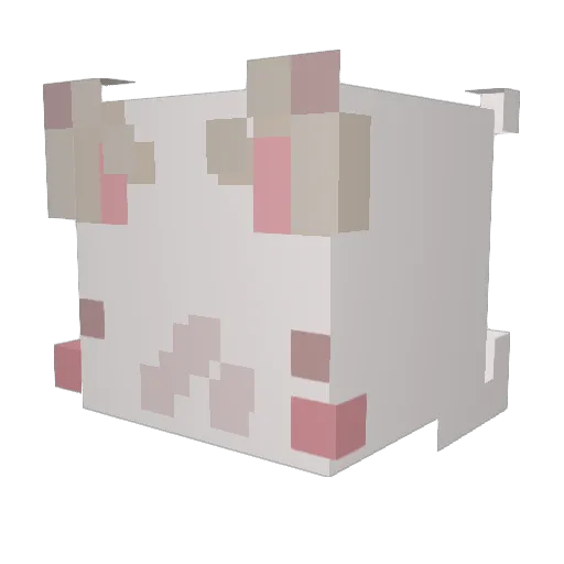Neptune_XD Minecraft avatar head, 3D render