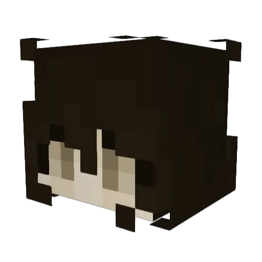 NeptunesHeart Minecraft avatar head, 3D render