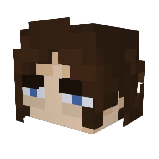 Neptunes_Tree Minecraft avatar head, 3D render