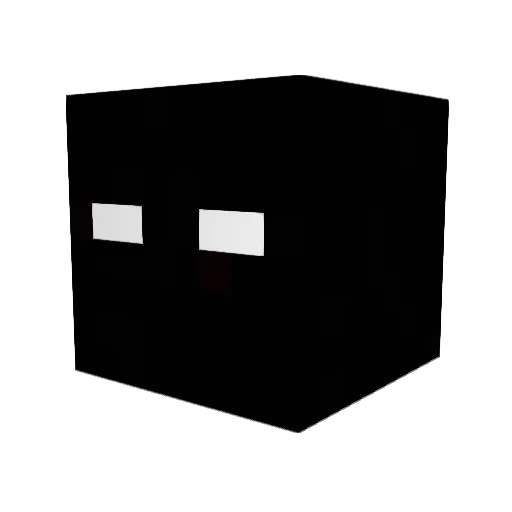 Neptunux Minecraft avatar head, 3D render