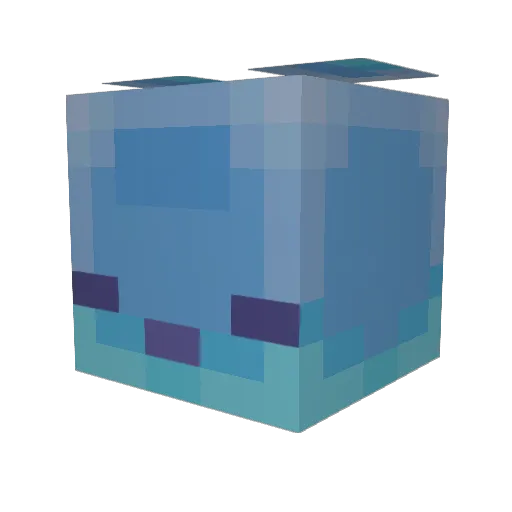 Neqqooo Minecraft avatar head, 3D render