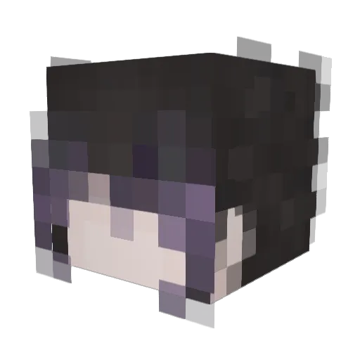 Ner1um Minecraft avatar head, 3D render