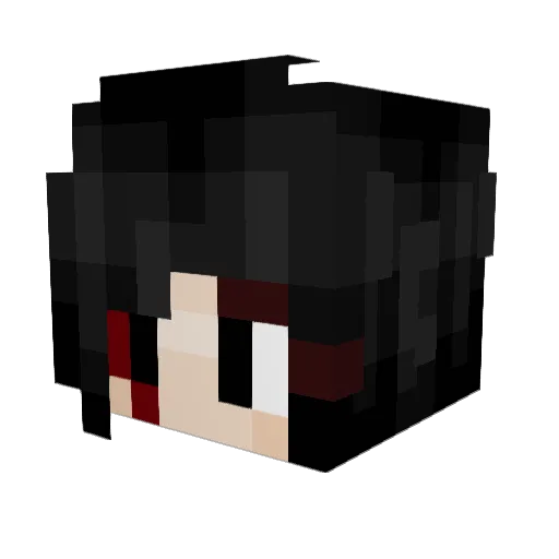 Ner_Harna Minecraft avatar head, 3D render