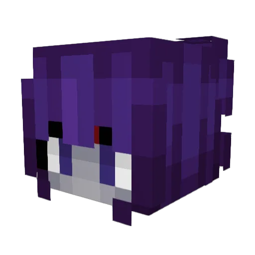 NeraAttano Minecraft avatar head, 3D render