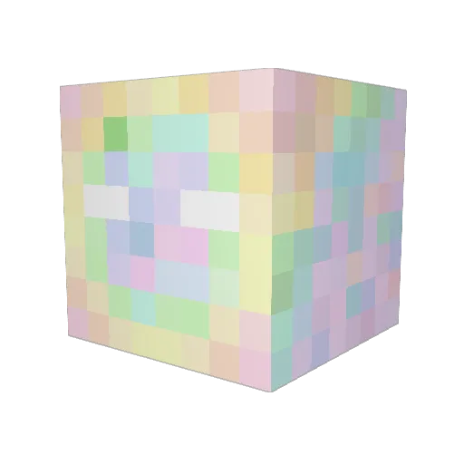 NercNex Minecraft avatar head, 3D render