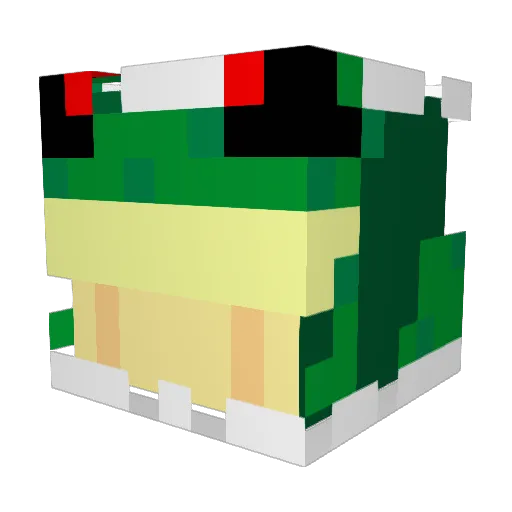 NerdAdept Minecraft avatar head, 3D render