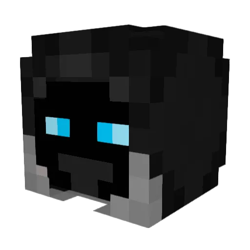 NerdCape Minecraft avatar head, 3D render