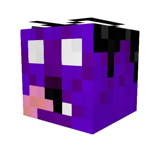 NerdFighterNate Minecraft avatar head, 3D render