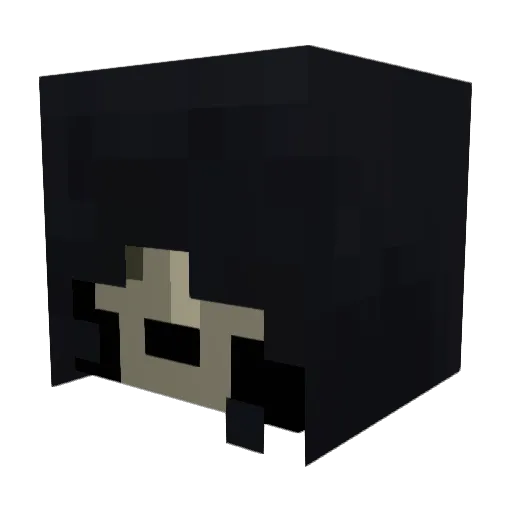 NerdFlixV2 Minecraft avatar head, 3D render