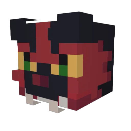 NerdPerson54 Minecraft avatar head, 3D render