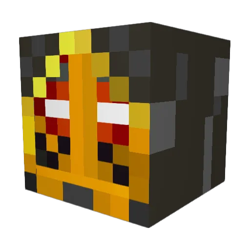 Nerd_Brain Minecraft avatar head, 3D render