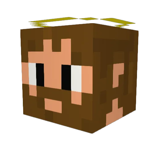 Nerd_Gamer0915 Minecraft avatar head, 3D render