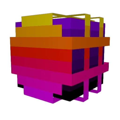 Nerd_Mahn Minecraft avatar head, 3D render