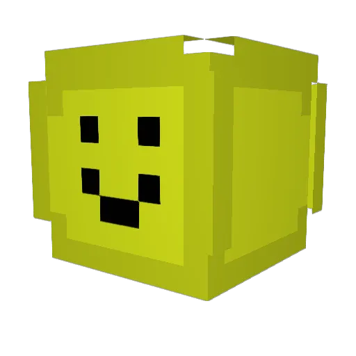 Nerdemochi Minecraft avatar head, 3D render