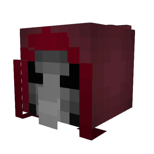 NerdyPresident Minecraft avatar head, 3D render