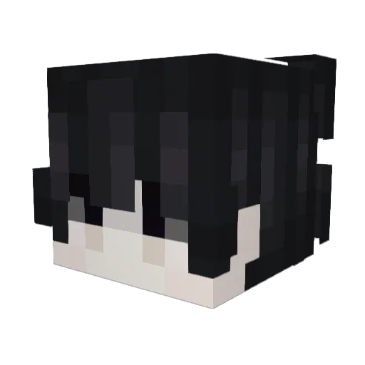 Nerek Minecraft avatar head, 3D render