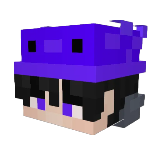 Nerexxu_ Minecraft avatar head, 3D render