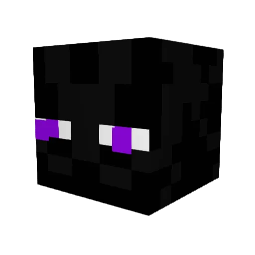 NerfPls Minecraft avatar head, 3D render