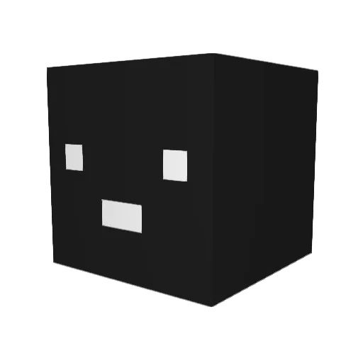 NerfTitans Minecraft avatar head, 3D render