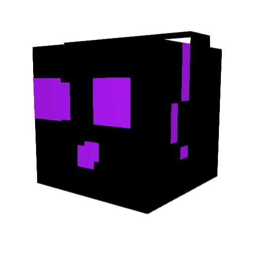Nerfi39 Minecraft avatar head, 3D render