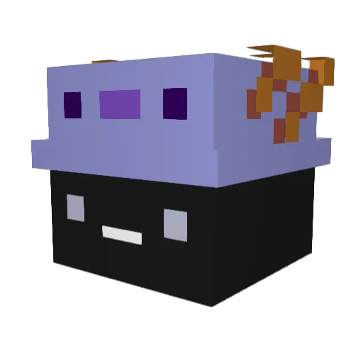 Nergal07 Minecraft avatar head, 3D render