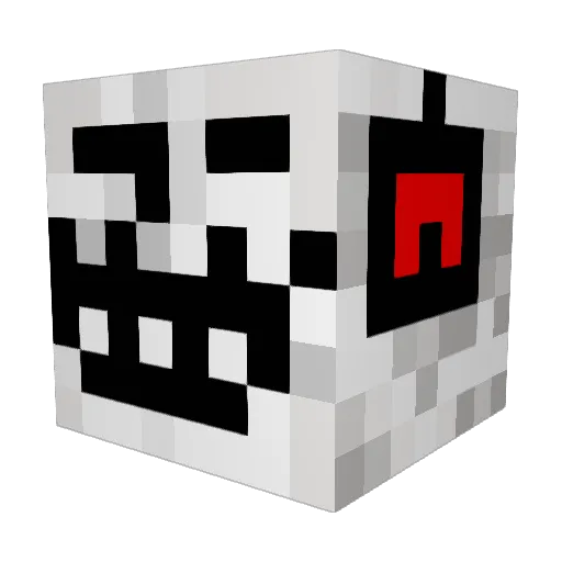 Nerhoe Minecraft avatar head, 3D render