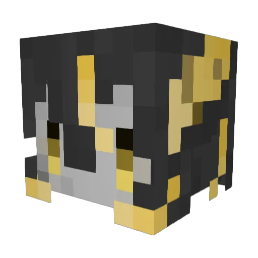 NeriNe_419 Minecraft avatar head, 3D render