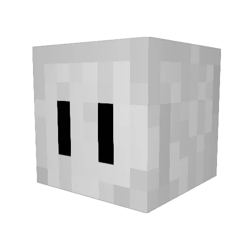 Neri_Neri Minecraft avatar head, 3D render