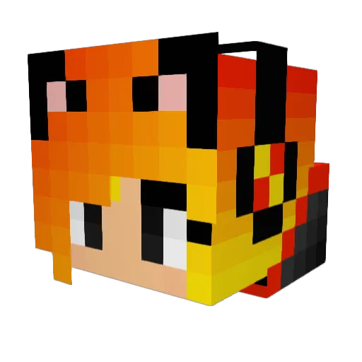NericProicPreic Minecraft avatar head, 3D render