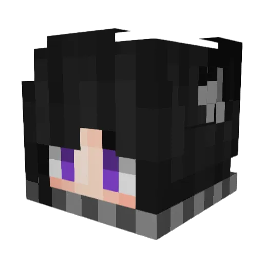 NerinDes Minecraft avatar head, 3D render