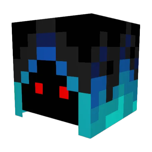 Nermans Minecraft avatar head, 3D render