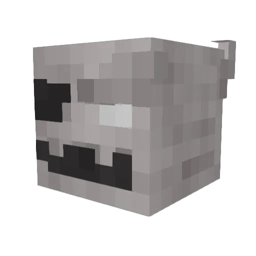 Nern14 Minecraft avatar head, 3D render