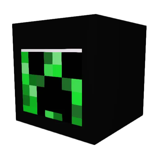 Nero0 Minecraft avatar head, 3D render