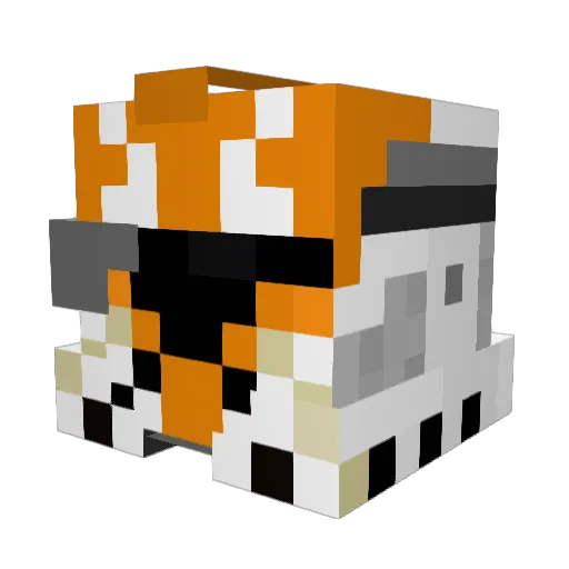 Nero5087 Minecraft avatar head, 3D render
