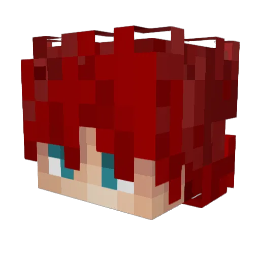 NeroGrim Minecraft avatar head, 3D render