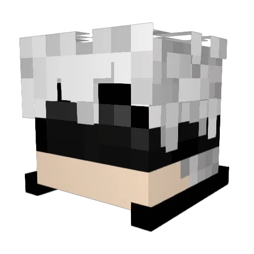 NeroTake8252 Minecraft avatar head, 3D render