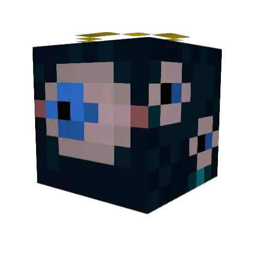 NeroTheDestroyer Minecraft avatar head, 3D render