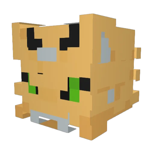 NerokhanJC Minecraft avatar head, 3D render