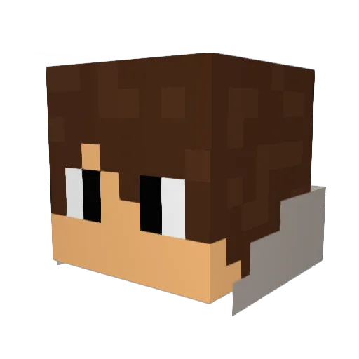 Nerox_5339 Minecraft avatar head, 3D render