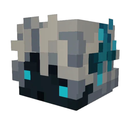 Nerozkma Minecraft avatar head, 3D render